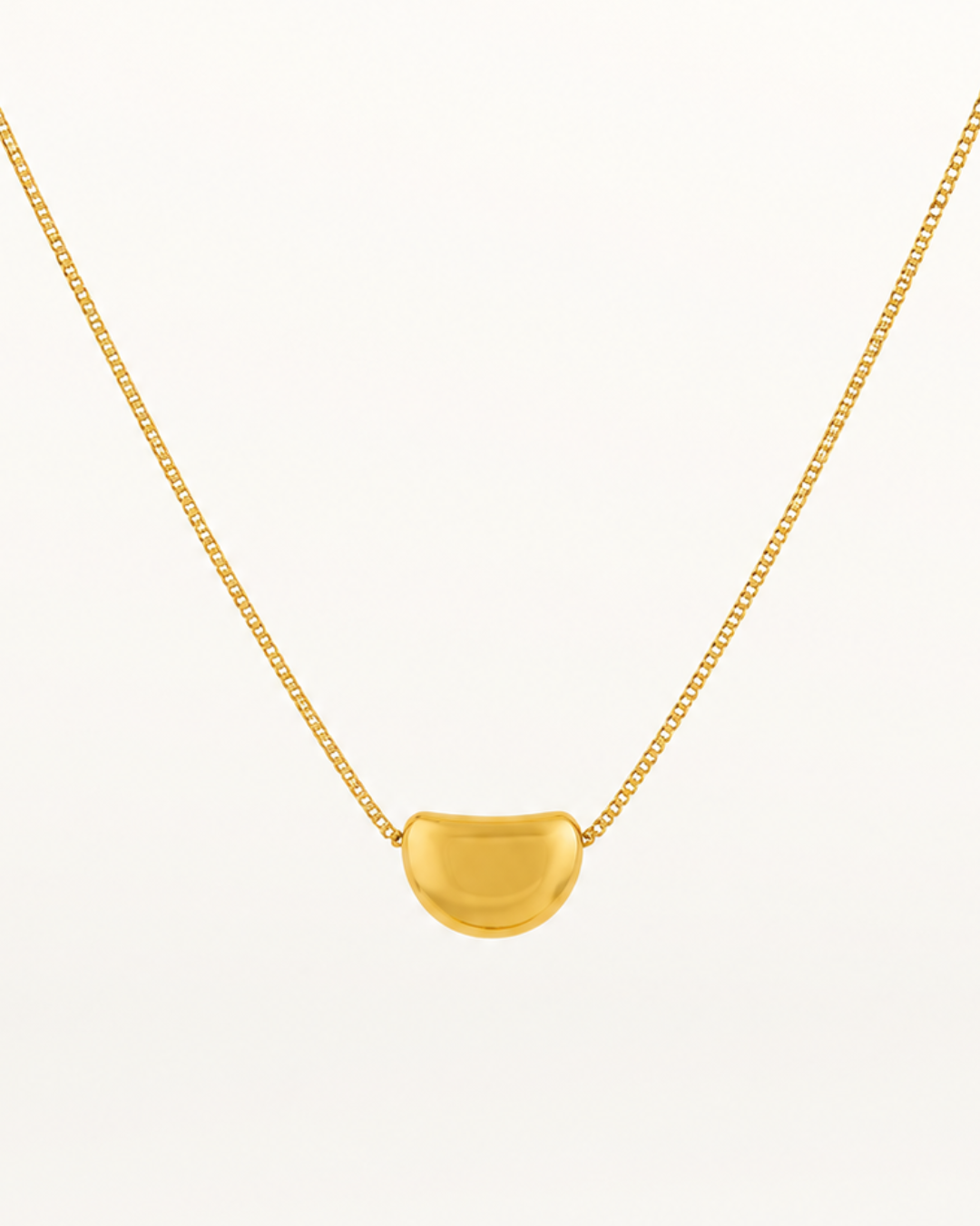 Gold Minimalist Pendant Necklace