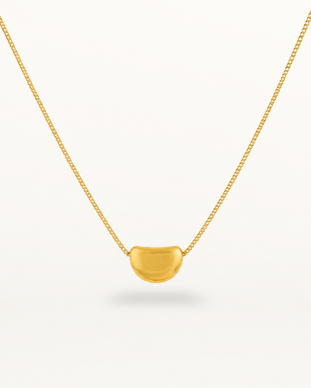 Gold Minimalist Pendant Necklace