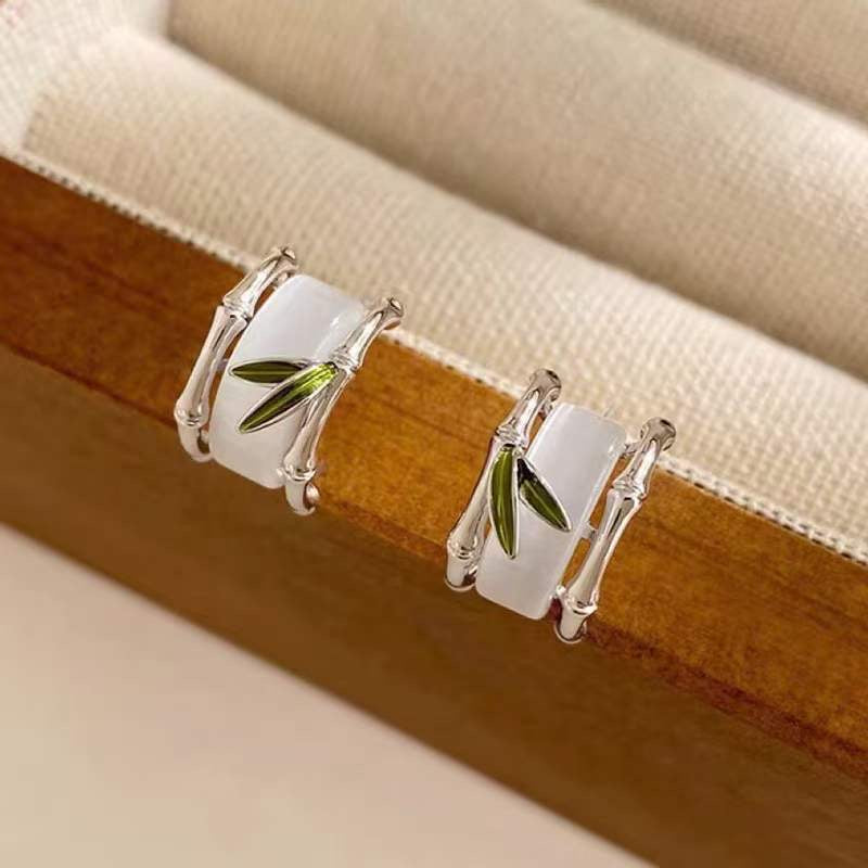Botanical Silver Stud Earrings