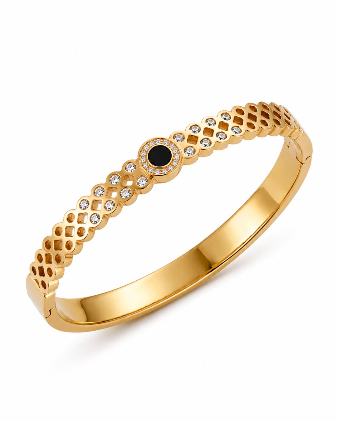 Textured Gold Bracelet