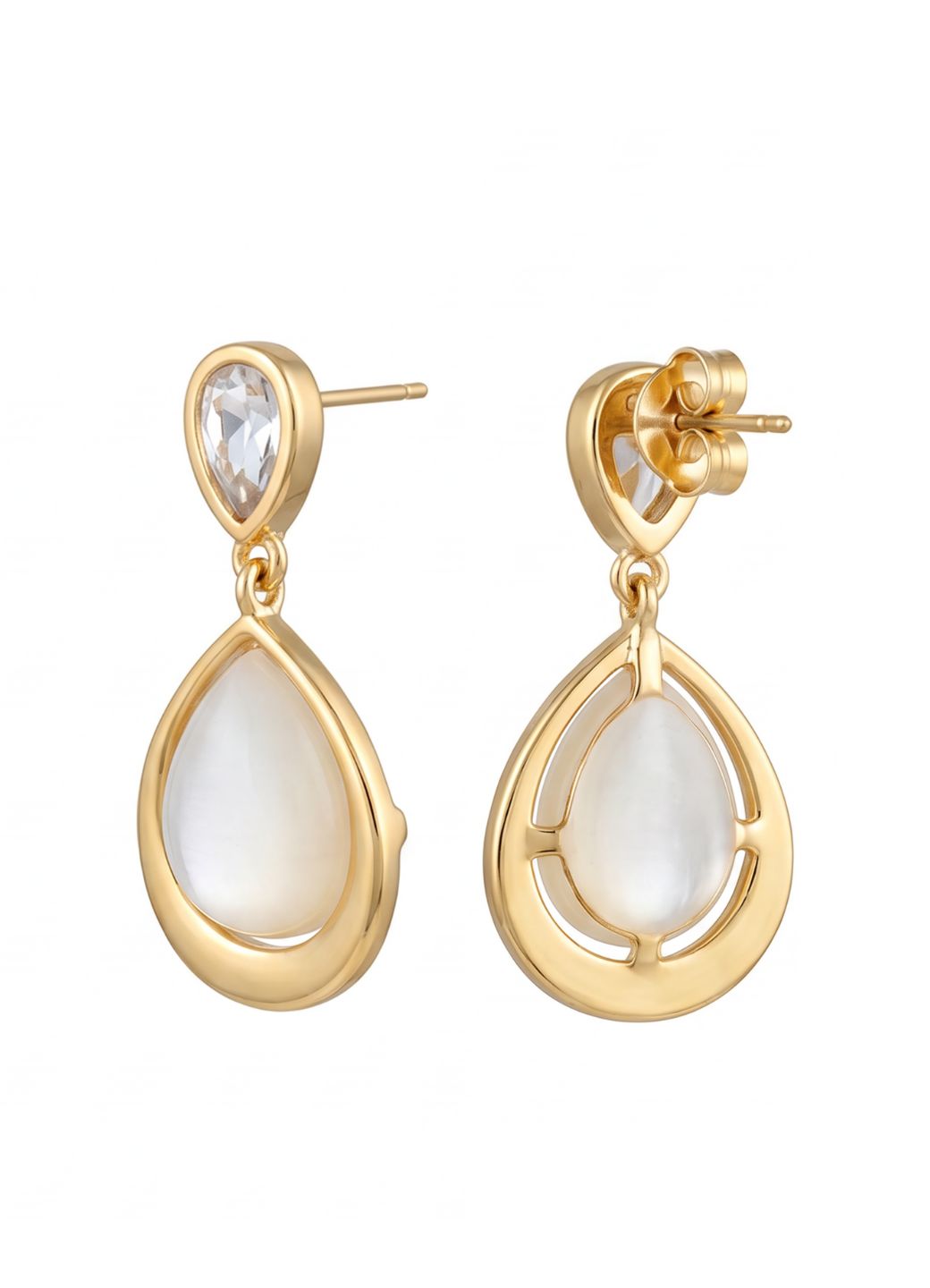 Pear Teardrop Earrings