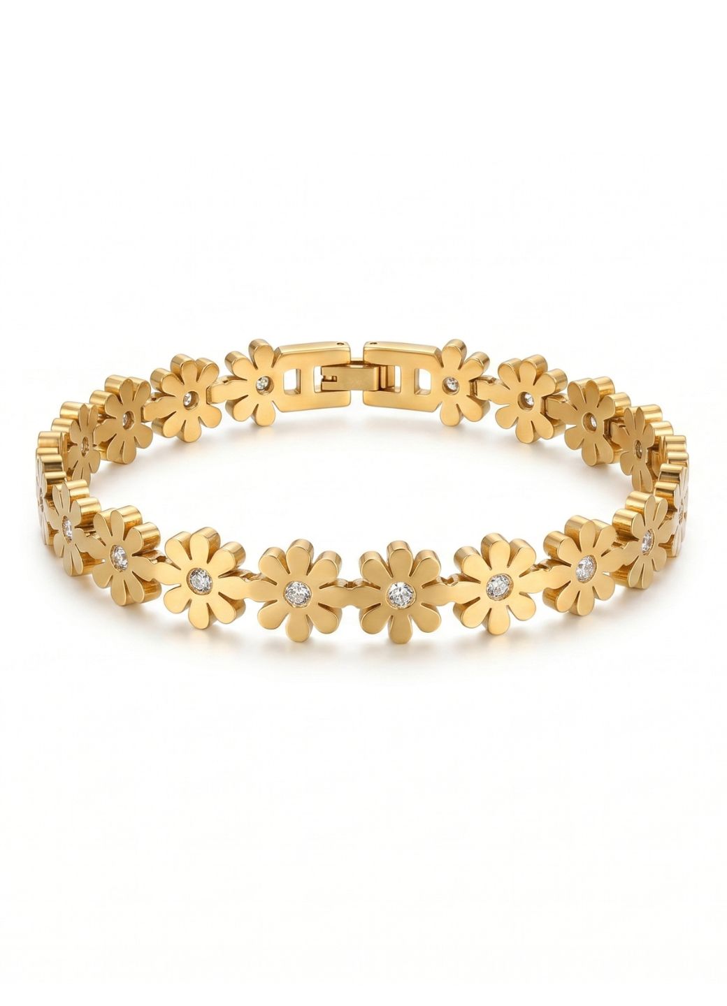 Floral Link Bracelet