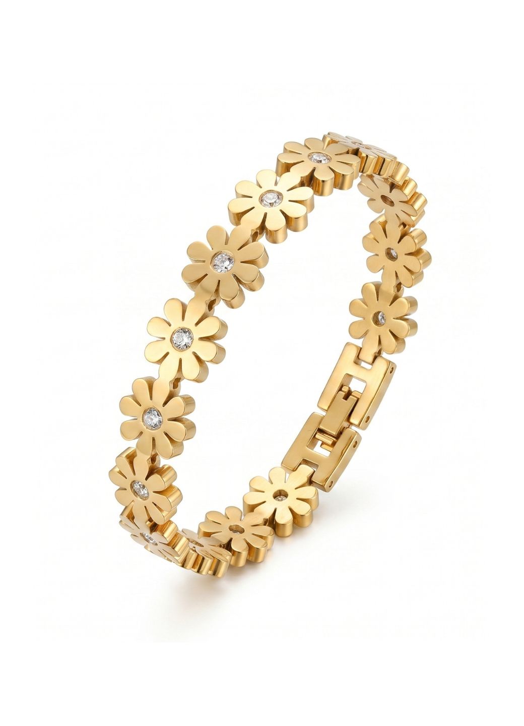 Floral Link Bracelet