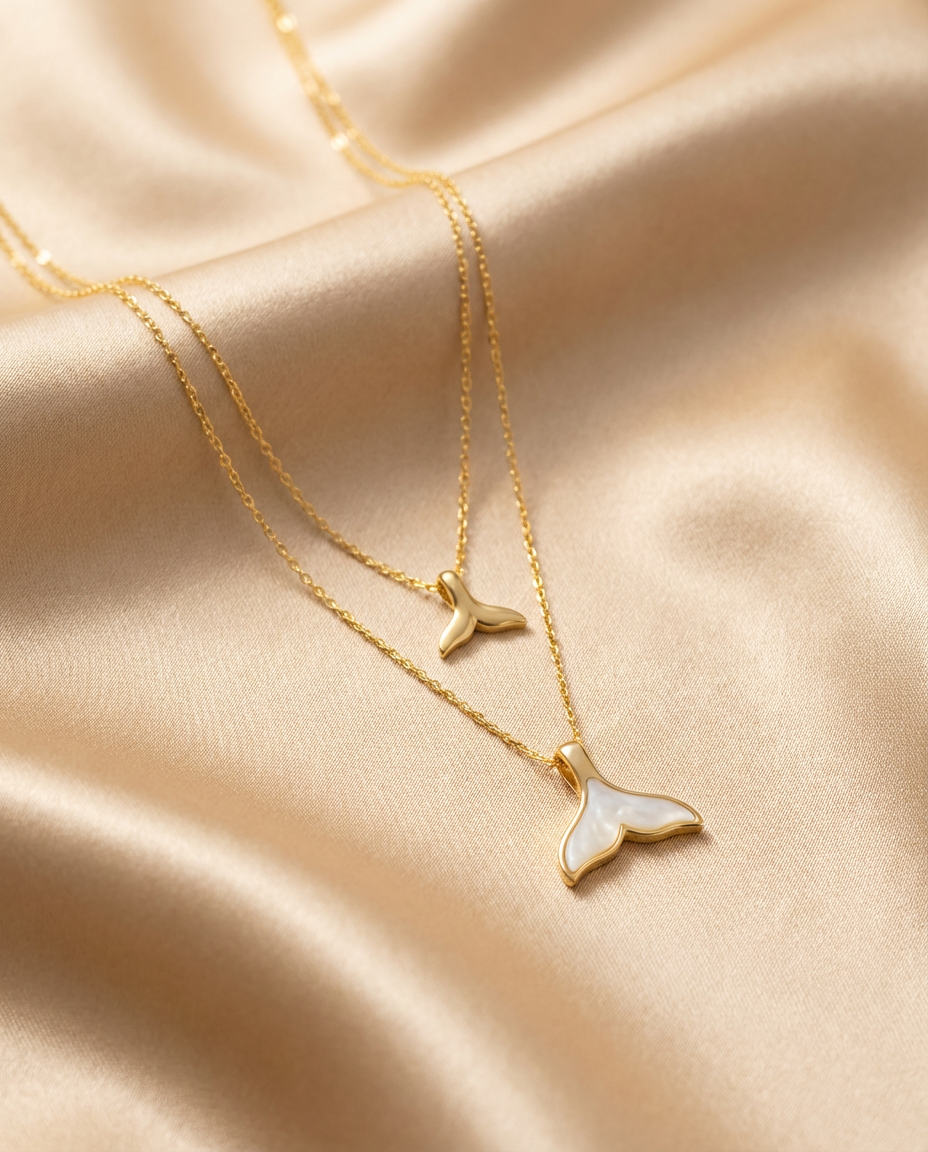 Layered Tail Pendant Necklace