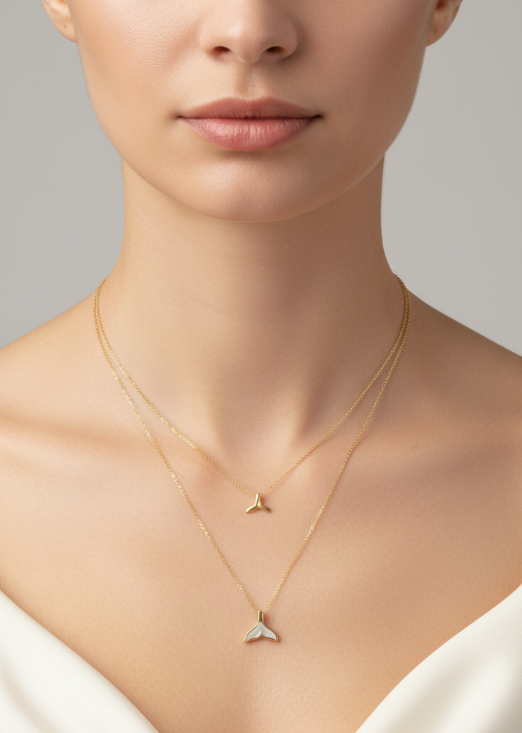 Layered Tail Pendant Necklace