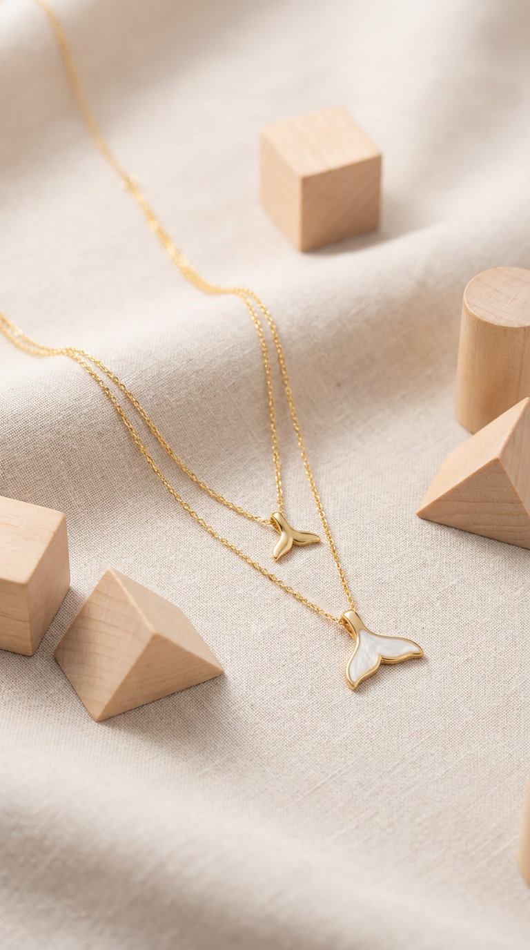 Layered Tail Pendant Necklace