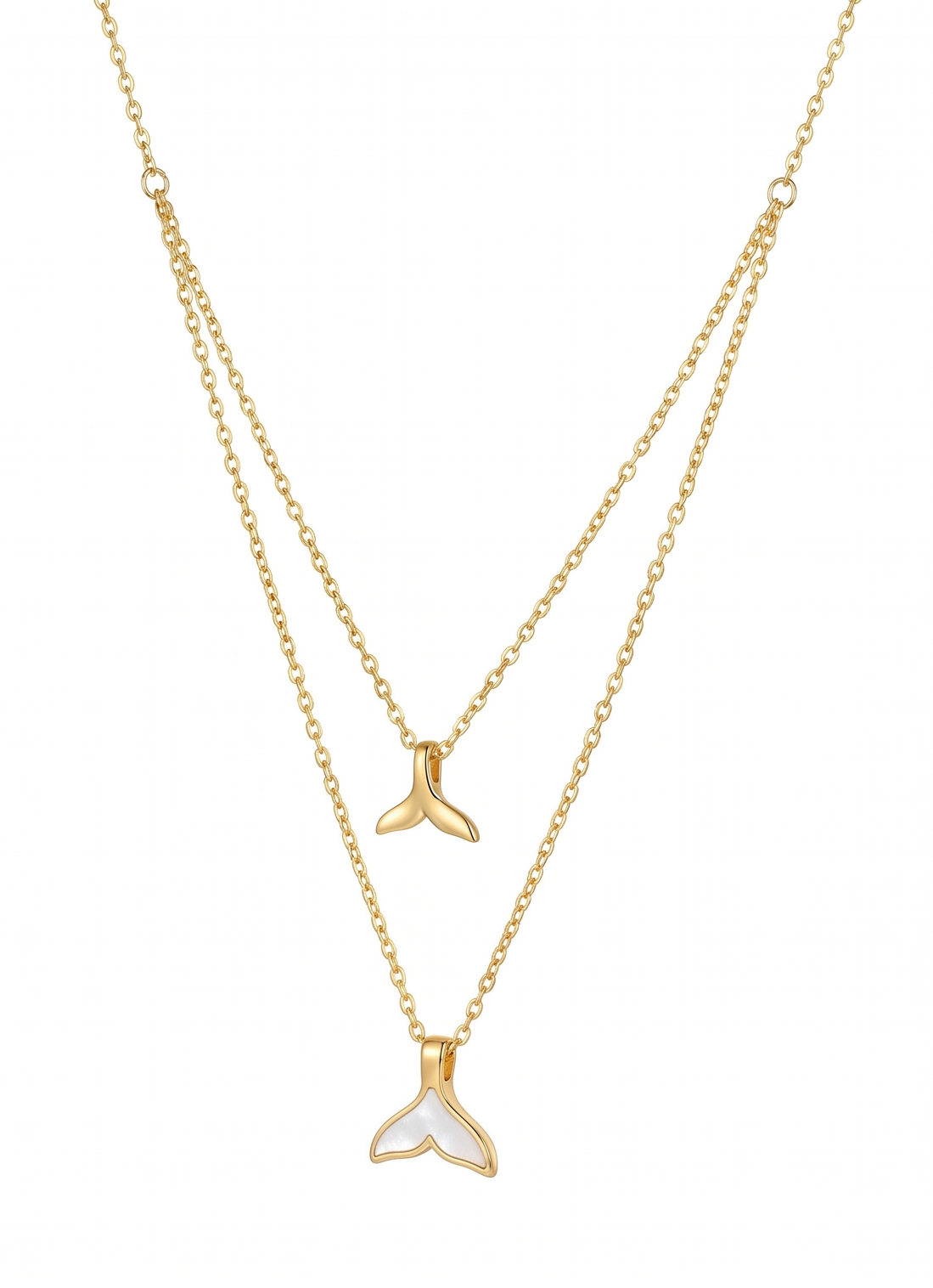 Layered Tail Pendant Necklace
