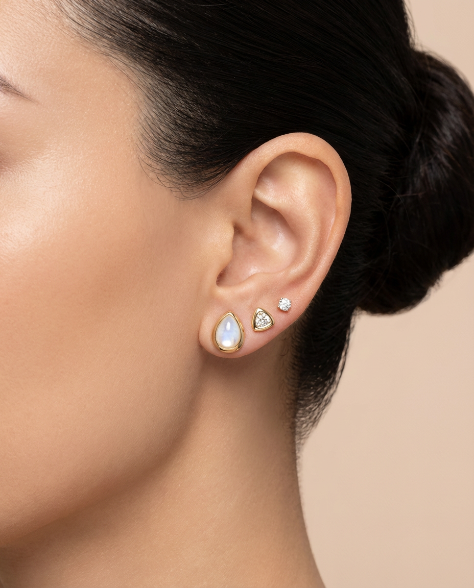 Trio Stud Earring Gift Set