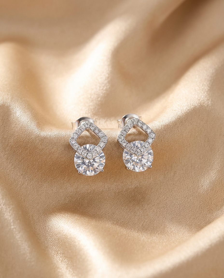 Geometric Stud Earrings