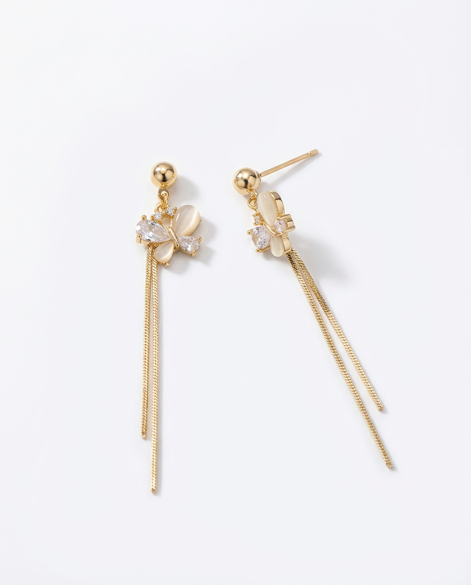 Linear Drop Earrings