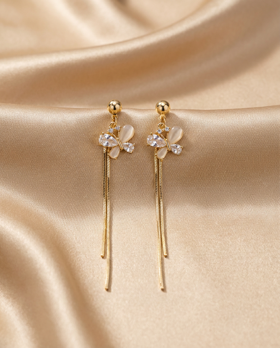 Linear Drop Earrings