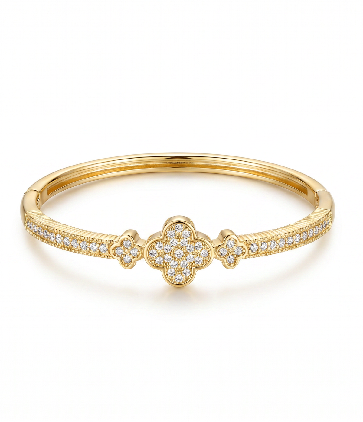 Sparkling Clover Bracelet
