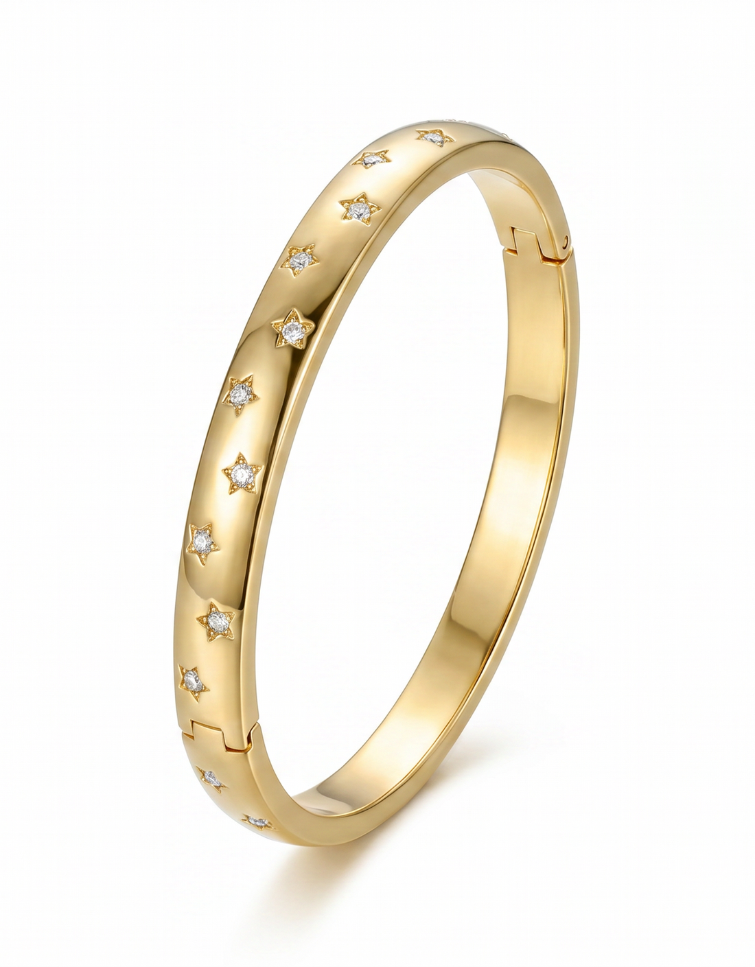 Scattered Star Crystal Bangle