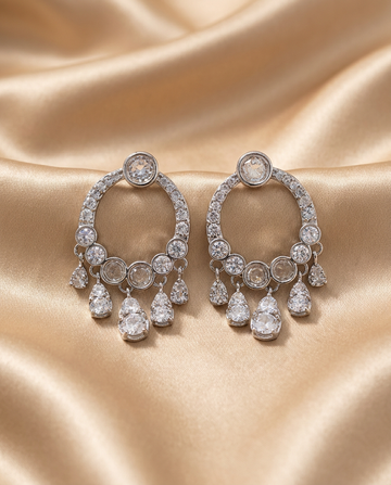 Crystal Chandelier Drop Earrings