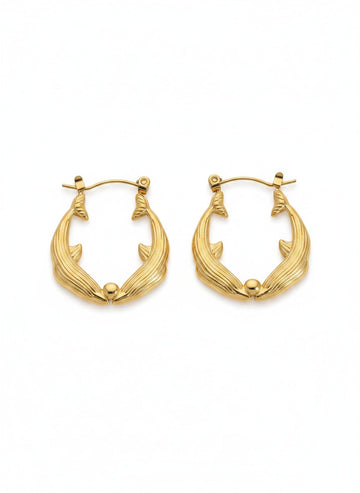 Organic Twist Mini Hoop Earrings