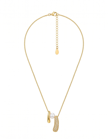 Layered Pendant Y Chain Necklace