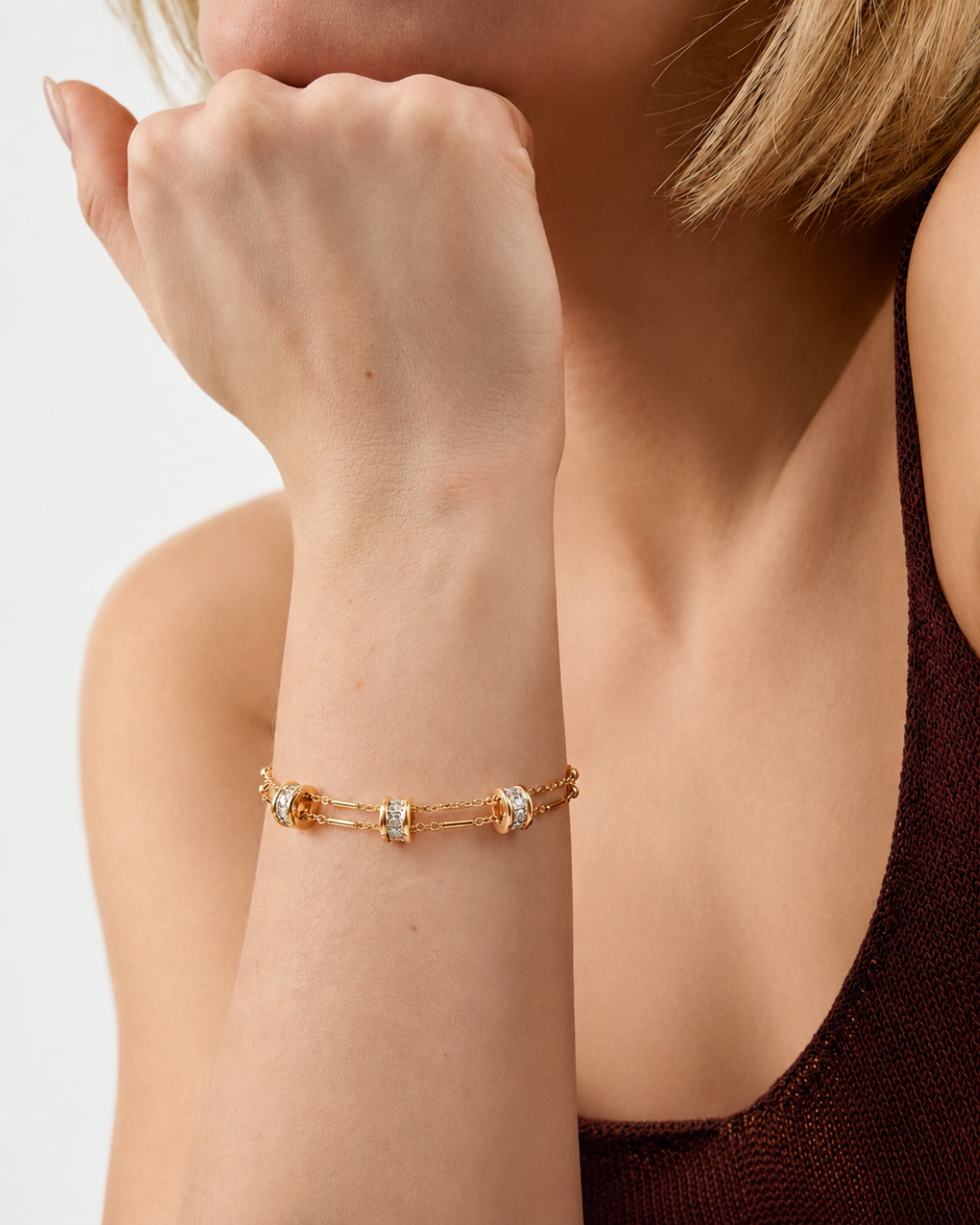 Crystal Chain Bracelet