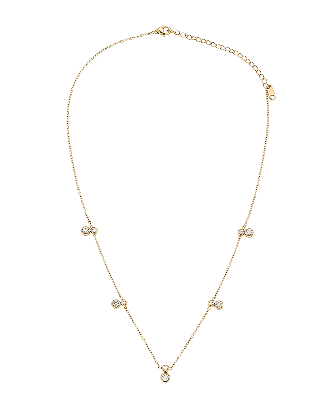 Delicate Station Drop Necklace