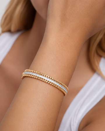 Double Row Crystal Bracelet