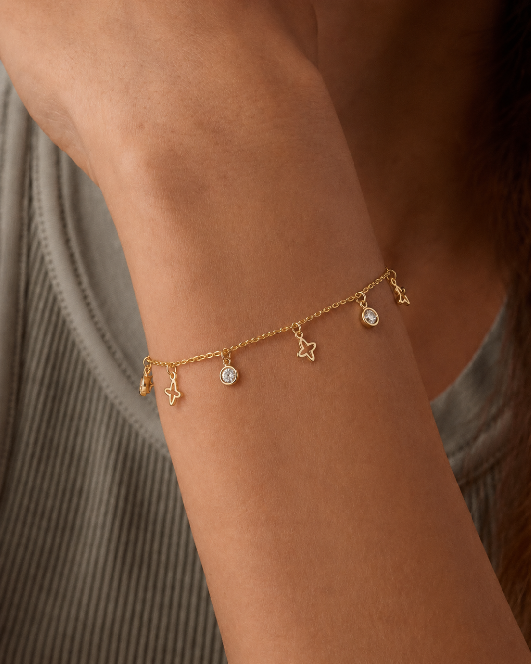 Celestial Charm Station Bracelet