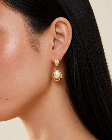 Pear Teardrop Earrings