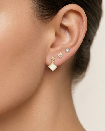 Geometric Drop Earrings