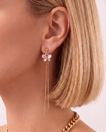 Linear Drop Earrings