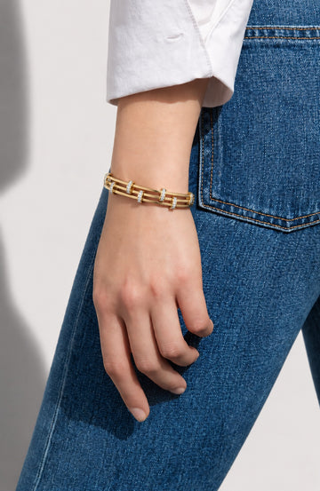 Gold Crystal Bracelet