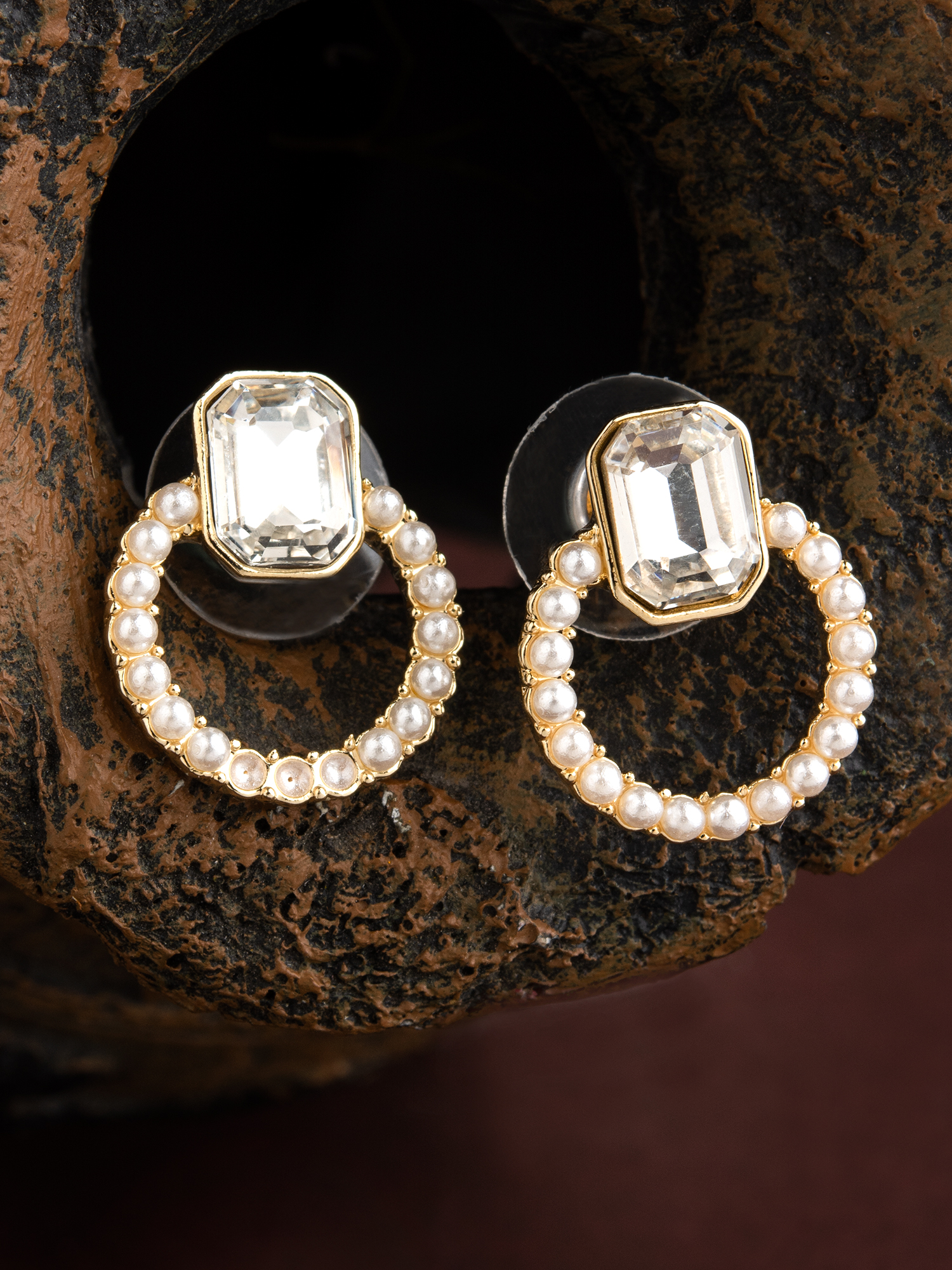 Amazon.com: 10k Yellow Gold X Design Round Shape Hoop Earrings, Diameter  20mm: Clothing, Shoes & Jewelry